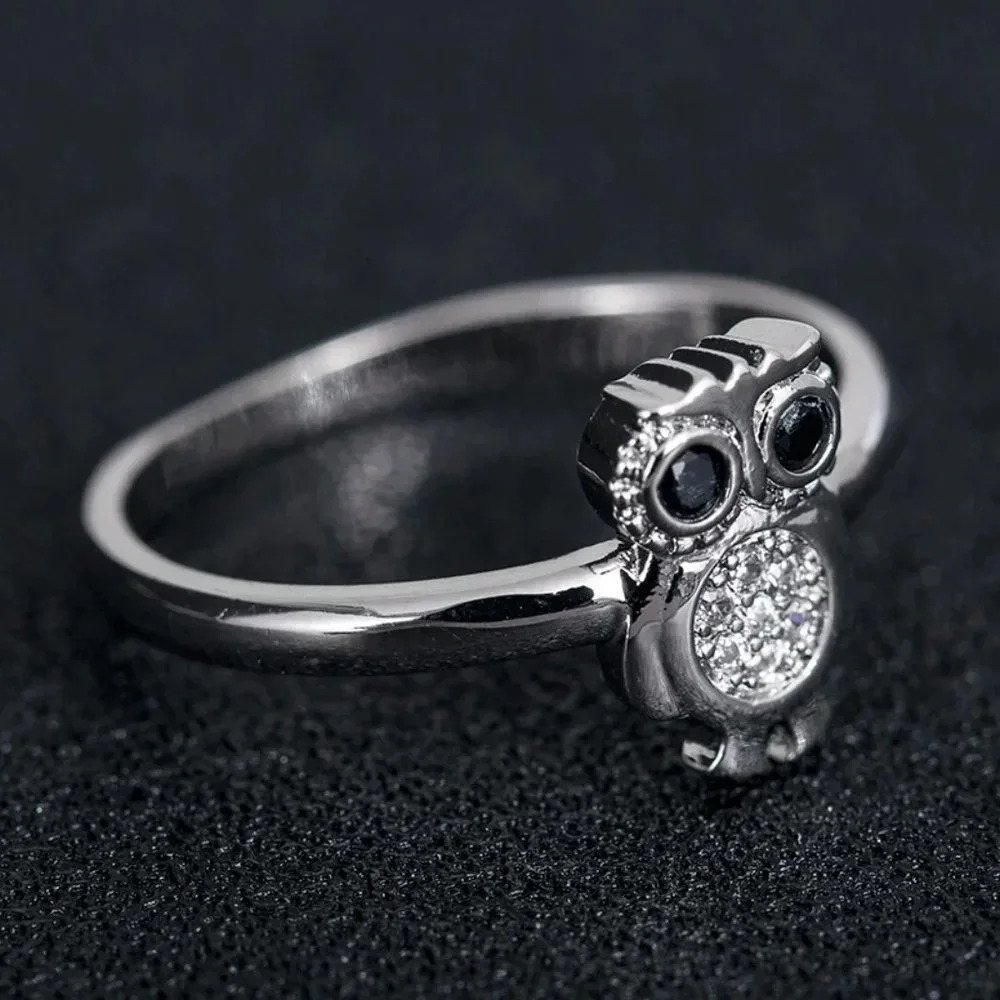 925 Silver Plated 3a Cz Cute Ring For Men Women Fb16fa1042